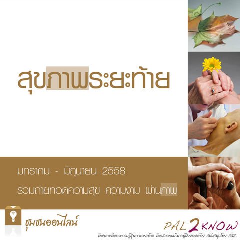 สุข ภาพ ระยะท้าย